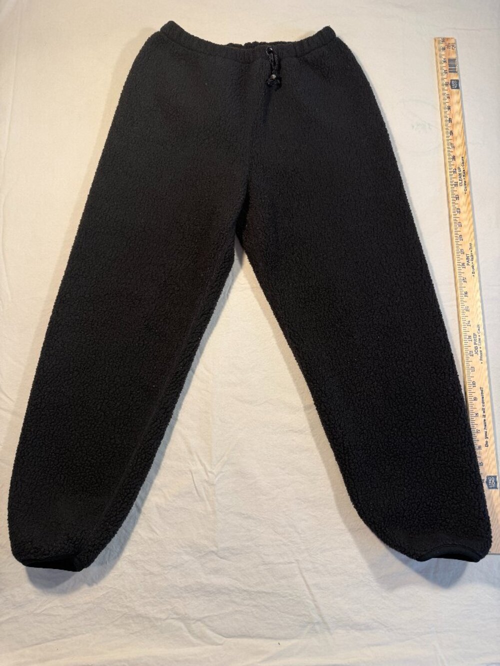 Vintage REI Polartec Fleece Pants Black XS Short Gorpcore Winter Christmas Gift